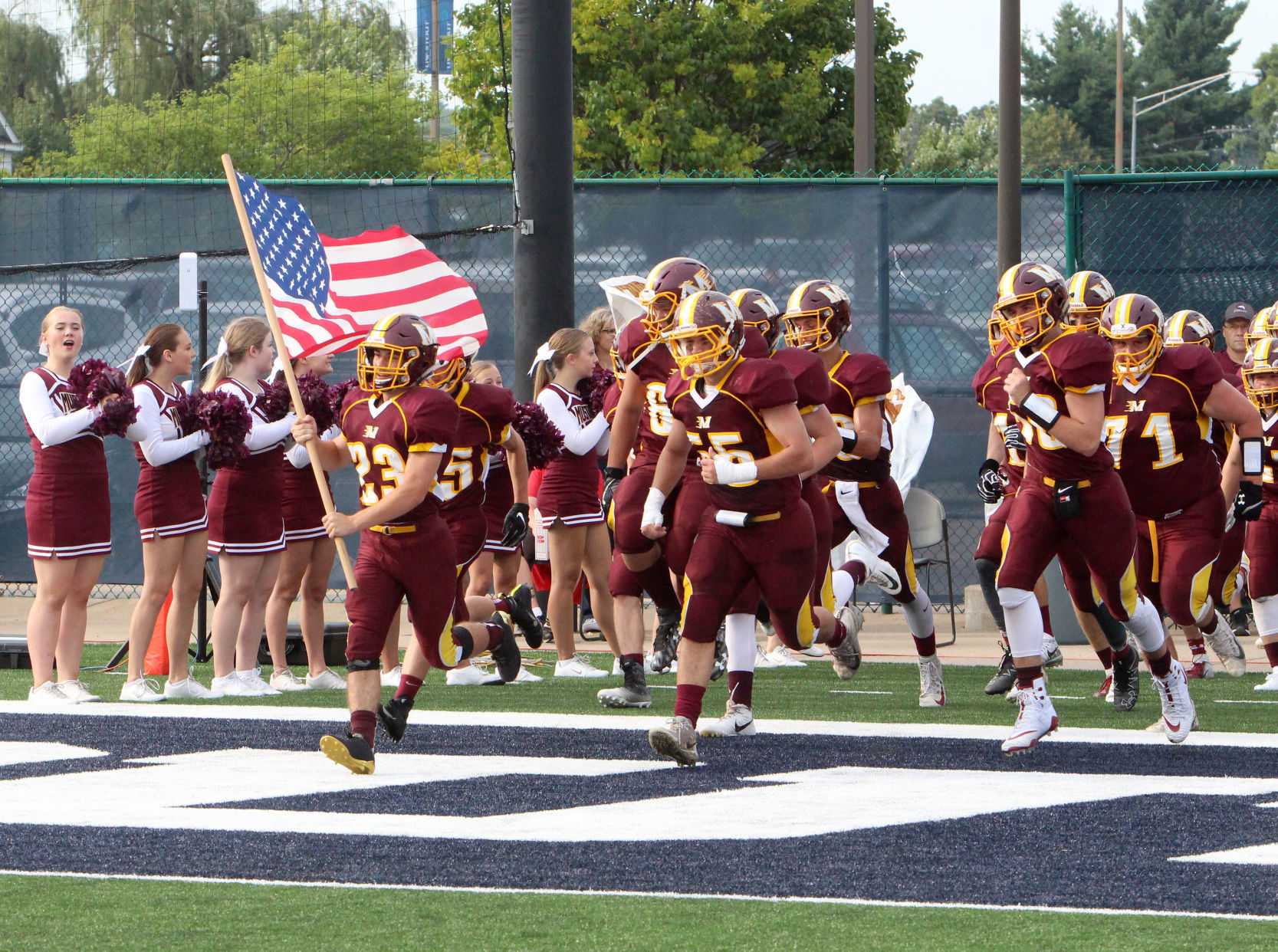 Chi-Hi football at Menomonie 8-31-18